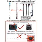 Tiges d'extension et segmentes tlescopiques, accessoires pour outils lectriques de jardin, connecteur ...