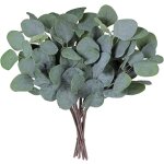 Tige de feuille d'eucalyptus artificielle, branche d'eucalyptus, bouquet de festival, scène de mariage, ... Tige de feuille d'eucalyptus artificielle, branche d'eucalyptus, bouquet de festival, scène de mariage, ...