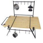 Tige suspendue universelle pour table d'ext�rieur, support de camping portable pour pique - nique barbecue, ...