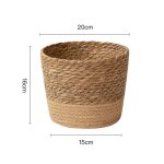 Tiss sale stockage jonc de mer osier rotin suspendu pot de fleur plante organisateur jardin gadgets ...