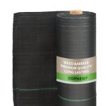 Tissu barrire contre les mauvaises herbes pour jardin, 1 rouleau, polymre de user inage, polypropylne, ...