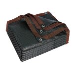 Tissu d'ombrage noir durable, filet d'ombrage de jardin antigel, couverture d'ombrage pour serre pergola ... Tissu d'ombrage noir durable, filet d'ombrage de jardin antigel, couverture d'ombrage pour serre pergola ...
