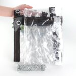 Tissu de pluie transparent 0. 35mm epaisseur tissu impermable en pvc porte fentre bche impermable ...