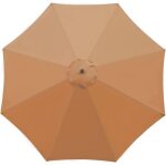 Tissu de rechange pour parasol de jardin (2m / 3. 0m) dessus de parapluie de remplacement pour 6 bras ...
