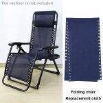 Tissu de remplacement inclinable, chaise pliable sans chaise, inclinable, avec cordons, pour la plage, ... Tissu de remplacement inclinable, chaise pliable sans chaise, inclinable, avec cordons, pour la plage, ...