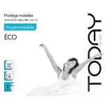 Today protge matelas / alse impermable eco 140x190 / 200cm - 100% polyester today