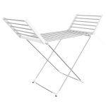 Todeco s�che - linge electrique, etendoir pliant d'int�rieur � etages, classique, blanc, dimensions du ...