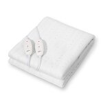 Todeco surmatelas chauffant double electrique, 160x140cm, 120w chauffe - matelas double xxl pour 2 personnes, ...