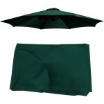 Toile auvent de remplacement pour parasol 3 m 8, housse de rechange impermable et durable pour jardin, ...