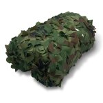 Toile d'ombrage ajour�e / filet de camouflage 4 x 5 camouflage