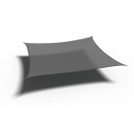 Toile d'ombrage platinum coolfit carre anthracite 500x500 cm
