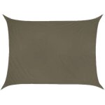Toile d'ombrage rectangulaire 4 x 3 m�tres
