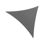 Toile d'ombrage triangulaire 5x5x5 m en polythylne gris