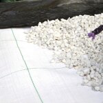 Toile de paillage tisse 100% polypropylne coversol 90g / m - 1, 25 x 25 m - blanc