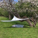 Toile parasol carrée de jardin 98% de protection contre les uvs blanc (triangle 2m, blanc) Toile parasol carrée de jardin 98% de protection contre les uvs blanc (triangle 2m, blanc)