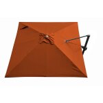 Toile parasol mat dport nh 3x3 / 8 polyester 210gr sd - sienne