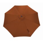 Toile parasol mat droit 300 par 8 polyester 200gr sd - sienne Toile parasol mat droit 300 par 8 polyester 200gr sd - sienne