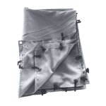 Toile pour pergola murale 3 � 2, 5m nice grise