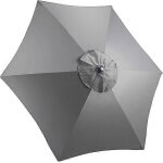 Toile de rechange hexagonale a 6 bras pour parasol de jardin, protection uv 30 +