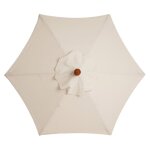 Toile de rechange pour parasol 3 m a 6 baleines, protection solaire anti - uv