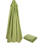 Toile de rechange pour parasol de 3 m, 8 bras, housse de rechange pour parasol de jardin, piscine, plage, ...