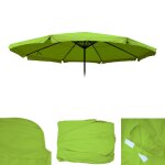 Toile de rechange pour parasol meran pro, parasol de marché gastronomique avec volant Ø 5m, polyester ... Toile de rechange pour parasol meran pro, parasol de marché gastronomique avec volant Ø 5m, polyester ...
