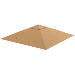 Toile de rechange pour pavillon tonnelle tente 3 x 3 m polyester haute densit� 180 g / m rev�tement pa ...