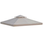 Toile de rechange tonnelle beige 3 x 3 m