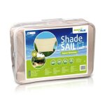 Toile solaire voile ombrage carrée 3, 6 m greenblue gb503 couleur crème Toile solaire voile ombrage carrée 3, 6 m greenblue gb503 couleur crème