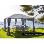 Toile de toit pour la tonnelle santorini 3 x 4 m ardoise Toile de toit pour la tonnelle santorini 3 x 4 m ardoise