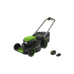 Tondeuse auto - tract�e 51cm brushless dvt 48v greenworks - batterie 5, 0ah et chargeur - gd48lm51spiik5 ...