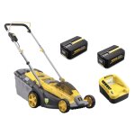 Tondeuse à batterie nemura 40v(2x20v) + 4 batteries 4ah + chargeur rapide - coupe de 37cm - mulching ... Tondeuse à batterie nemura 40v(2x20v) + 4 batteries 4ah + chargeur rapide - coupe de 37cm - mulching ...