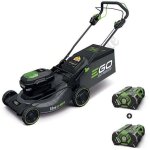 Tondeuse gazon batterie tracte egopower carter acier 50 cm batterie 5 ah et chargeur rapide inclus lm2021 ...