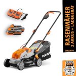 Tondeuse à gazon electrique à batterie 20v fuxtec fx - e1rm20 - set avec 2 batteries 2ah et double chargeur ... Tondeuse à gazon electrique à batterie 20v fuxtec fx - e1rm20 - set avec 2 batteries 2ah et double chargeur ...