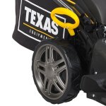 Tondeuse � gazon essence mulching 4 - en - 1 79 cc 3 roues coupe 42cm texas premium 4275