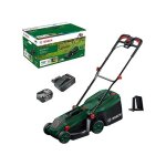Tondeuse � gazon sans fil rotak18v - 34 - bosch - avec 1 batterie 4, 0 ah - chargeur - 06008b9n00