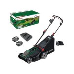 Tondeuse � gazon sans fil rotak18v2 - 43 - bosch - avec 2 batteries 4, 0ah - chargeur - 06008b9l00