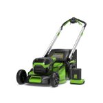 Tondeuse � gazon tract�e brushless 46cm 60v greenworks - batterie 4, 0ah - chargeur - gd60lm46spk4