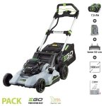 Tondeuse à gazon tractée ego power double lame 52 cm batterie 7, 5ah chargeur rapide inclus lm2135e - ... Tondeuse à gazon tractée ego power double lame 52 cm batterie 7, 5ah chargeur rapide inclus lm2135e - ...