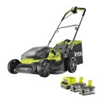 Tondeuse hybride ryobi 18v one + coupe 37cm - 2 batteries 5. 0 ah - 1 chargeur rapide ry18lmh37a - 250 ... Tondeuse hybride ryobi 18v one + coupe 37cm - 2 batteries 5. 0 ah - 1 chargeur rapide ry18lmh37a - 250 ...