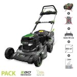 Tondeuse sans fil carter acier ego lame 50cm sans batterie ni chargeur