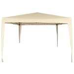 Tonnelle aktive 300 x 240 x 300 cm acier crme plastique