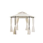 Tonnelle de jardin beige portel