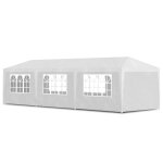 Tonnelle de jardin / pavillon de jardin / tente de r�ception chapiteau blanc 3x9m