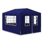Tonnelle de jardin / pavillon de jardin / tente de rception chapiteau bleu 3x4m