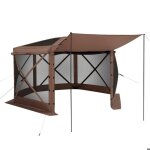 Tonnelle pliante pop - up - duoku - 3, 6 x 3, 6 m - avec moustiquaire - adapt�e pour 8 a 10 personnes ...