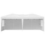 Tonnelle pop - up 5, 9x2, 96 m - duoku - auvent pliable portable - avec parois lat�rales et fen�tres ...