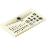 Toolcraft - to - 7106694 set de tarauds � une coupe 30 pi�ces hss m1, m1. 1, m1. 2, m1. 4, m1. 6, m1. ...