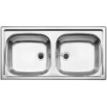 Top ez - �vier, 860x435 mm, inox 500372 - blanco