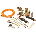 Topex - lot de 7 br�leurs � gaz 28 kw pour soudure et travaux en atelier